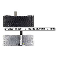 Asus Asus U33JC, U43JC MAGYAR fekete laptop billentyűzet (04GN031KHU00-1)