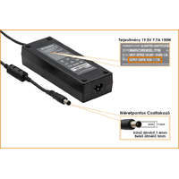 Laptophardware HP 19.5V 7.7A 150W középső tüskés helyettesítő új töltő, (693707-001, 02746-PA-15)