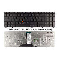 HP HP EliteBook 8760w, 8770w gyári új magyar billentyűzet keret nélküli (701454-211, 701977-211)
