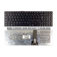 Asus Asus K55A, K55VD, K55VM gyári új magyar fekete keret nélküli billentyűzet (Win8) (0KNB0-6125HU00)