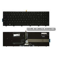 Dell Dell Inspiron 3542, 3550, 5555, 5748 UK ANGOL háttér-világításos laptop billentyűzet (06DJRW, NSK-LR0BQ U0, AEAM9E01110)
