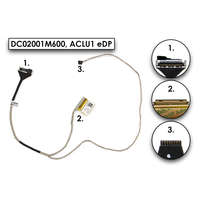 Lenovo Lenovo IdeaPad G40-30, G40-45, G40-75, Z40-45, Z40-70 gyári új LCD kijelző kábel (DC02001M600)
