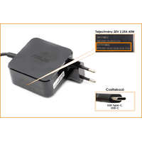 Asus Asus gyári 5V/9V/12V/15V/20V 2-3A/2,25A 45W USB-C töltő (0A001-00238500)