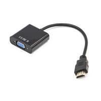 Gembird HDMI to VGA 15cm átalakító kábel (Apa/Male to Anya/Female)