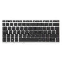 HP HP EliteBook 735 G5, 830 G5 gyári új magyar keretes ezüst-fekete háttér-világításos billentyűzet trackpointtal (trackpoint kábel nélkül) (L15500-211, L07675-211)