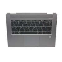HP Hp ZBook Studio G5 gyári új US angol sötétszürke háttér világításos billentyűzet modul (L30668-001)