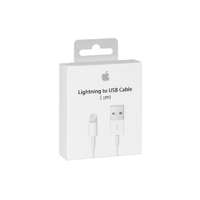 Apple Apple gyári Lightning to USB adat, töltőkábel 1m, fehér (A1480) (MD818ZM/A)