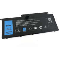 Laptophardware Dell Inspiron 7537, 7737 helyettesítő új 4 cellás 58Wh 3800mAh akkumulátor (TYPE F7HVR, DP/N G4YJM, 62VNH)