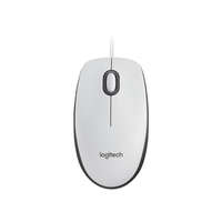 Logitech Logitech M100 Vezetékes USB Optikai Egér Fehér (910-006764)