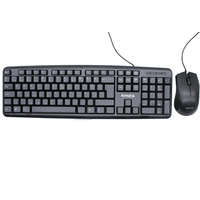 Genius Genius Apedra KM-520 vízálló fekete magyar USB billentyűzet + egér (APEDRAKM520)