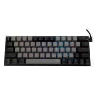 White Shark White Shark WAKIZASHI szürke/fekete angol kiosztású mechanikus gamer billentyűzet, kék kapcsolók (GK-002721V2-G-B/BL-US)