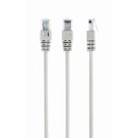 Gembird 0,25m rövid CAT5e szürke UTP Patch kábel
