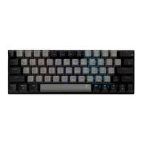 White Shark White Shark WAKIZASHI 2 szürke/fekete magyar kiosztású mechanikus gamer billentyűzet, piros kapcsolóval (GK-002713V2/G-B/R-HU)