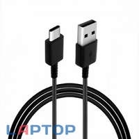 Samsung Samsung Gyári Galaxy S8, S9, S10, S20, S21, S22, S23, S24 USB to USB-C (Type-C) adat, töltőkábel kábel 1,5m, fekete, EP-DG970BBE