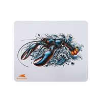 Barracuda BARACUDA LOBSTER fehér gamer szövet egérpad 300x250mm (BGMP-61)