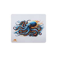 Barracuda BARACUDA OCTOPUS fehér gamer szövet egérpad 300x250mm (BGMP-51)