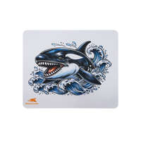 Barracuda BARACUDA ORCA fehér gamer szövet egérpad 300x250mm (BGMP-71)