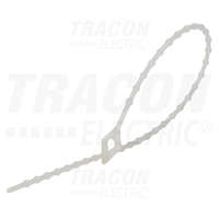 Tracon Tracon Gyöngyös nyitható kábelkötegelő, natúr 100×1,2mm, D=3-25mm, PA6.6