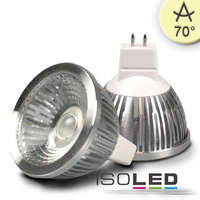 Isoled MR16 LED szpot fényforrás, 5,5W, COB, 70°, meleg fehér, dimmelheto