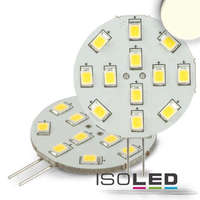 Isoled G4 LED szpot fényforrás, 12 SMD, 2W, semleges fehér, oldalsó foglalattal