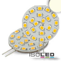 Isoled G4 LED szpot fényforrás, 21 SMD, 3W, semleges fehér, oldalsó foglalattal