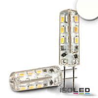 Isoled G4 LED fényforrás, 24 SMD, 1,5 W, öntött, semleges fehér