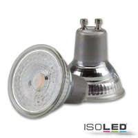 Isoled GU10 LED szpot fényforrás, SUNSET, 5,5 W, 60°, 2200-3000K, CRI90, dim-to-warm