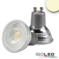 Isoled GU10 LED szpot fényforrás 5 W, 45°, prizmás, meleg fehér, dimmelheto