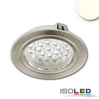 Isoled MiniAMP LED bútor szpot, ezüst, 4W, 60 °, 24 V DC meleg fehér 3000K, dimmelheto