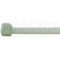 Tracon Tracon Hőálló kábelkábelkötegelő, natúr 365×7,8mm, D=8-100mm, PA6.6, +105°C/135°C