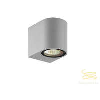  Viokef 1L wall lamp silver round H:150 Tilos 4099702