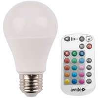 Avide Avide Smart LED Globe A60 9.7W RGB+W 2700K IR Távirányítóval