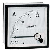 Tracon Tracon Analóg egyenáramú ampermérő közvetlen méréshez 48×48mm, 5A DC