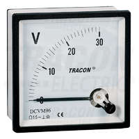 Tracon Tracon Analóg egyenáramú alapműszer sönt méréshez 48×48mm, DC