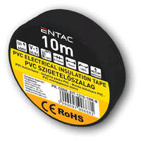 Entac Entac Szigetelőszalag 0.13x15mm Fekete 10m