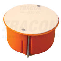 Tracon Tracon Gipszkarton doboz, sima, fedéllel, narancssárga 80×45mm