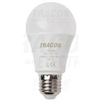 Tracon Tracon Gömb burájú LED fényforrás 230 V, 50 Hz, 12 W, 2700 K, E27, 1430 lm, 250°, A60, EEI=A+