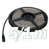 Tracon Tracon LED szalag, beltéri, takarítható, ragasztó nélküli SMD5050; 60 LED/m; 14,4 W/m; 640 lm/m; W=10 mm; 3000 K; IP65