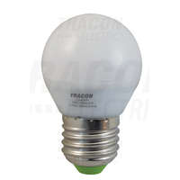Tracon Tracon Gömb búrájú LED fényforrás 230 VAC, 4 W, 2700 K, E27, 250 lm, 250°, G45, EEI=A+
