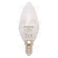 Tracon Tracon Gyertya burájú LED fényforrás, tejüveg 230 V, 50 Hz, 7 W, 4000 K, E14, 500 lm, 250°