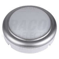 Tracon Tracon Műanyag házas LED hajólámpa ezüst kerettel, kerek 230 V, 50 Hz, 8 W, 4000 K, 560 lm, IP54, ABS+PC, EEI=A