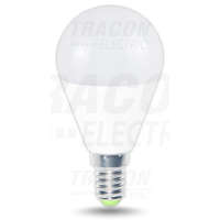 Tracon Tracon Gömb burájú LED fényforrás 230 V, 50 Hz, E14, 8 W, 570 lm, 4000 K, EEI=A+