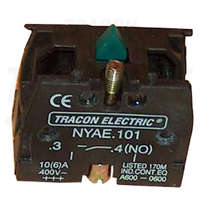 Tracon Tracon Érintkező-egység fémalapra szerelt nyomógombokhoz 1×NO, 3 A/400 V