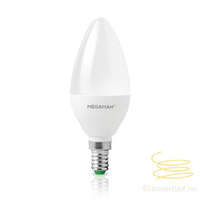  MEGAMAN LED DIM-TO-WARM DIMMERABLE CANDLE OPAL E14 6W 2800-1800K 330° OM40-05230