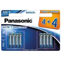 Asalite Panasonic Evolta Alkáli Mikro Elem AAA 4+4 Pan