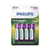 Asalite Philips Rechargeable NIMH Ceruza Akku AA 2500 mAh (R6B4RTU25/10) (1,2V) B4