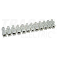Tracon Tracon Flexibilis sorozatkapocs, H profil, 12 tag, natúr 2,5mm2, 450VAC, 16A, PP