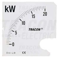 Tracon Tracon Skálalap W72-400V/4 műszerhez 0 - 100 kW