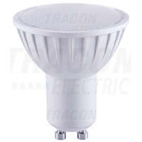 Tracon Tracon Műanyag házas SMD LED spot fényforrás 230 V, 50 Hz, GU10, 5 W, 320 lm, 6000 K, 120°, EEI=A+