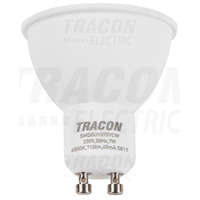 Tracon Tracon Műanyag házas SMD LED spot fényforrás 230 VAC, 50 Hz, GU10, 7 W, 710 lm, 6500 K, 120°, EEI=A+